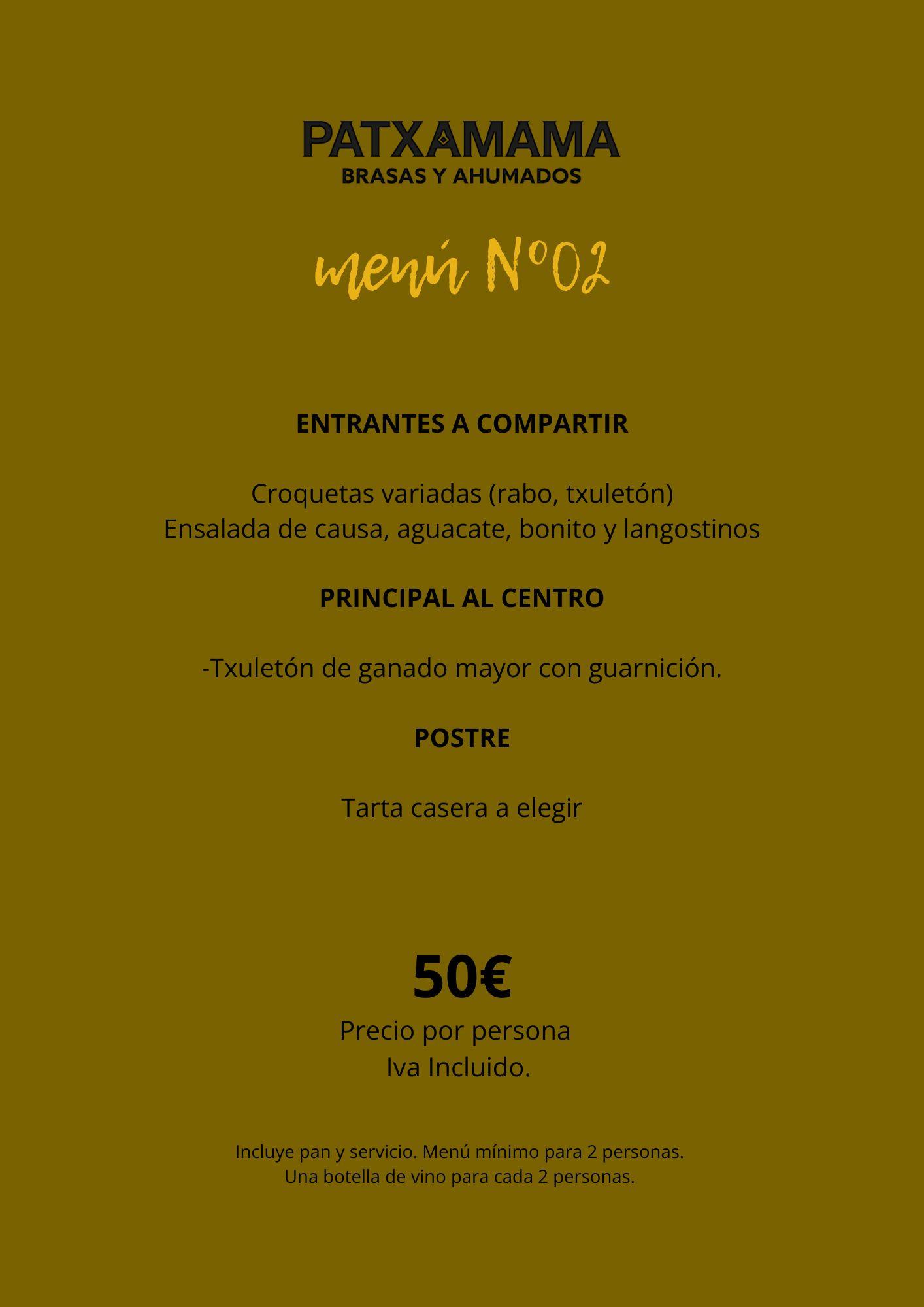 Menú de Temporada 2